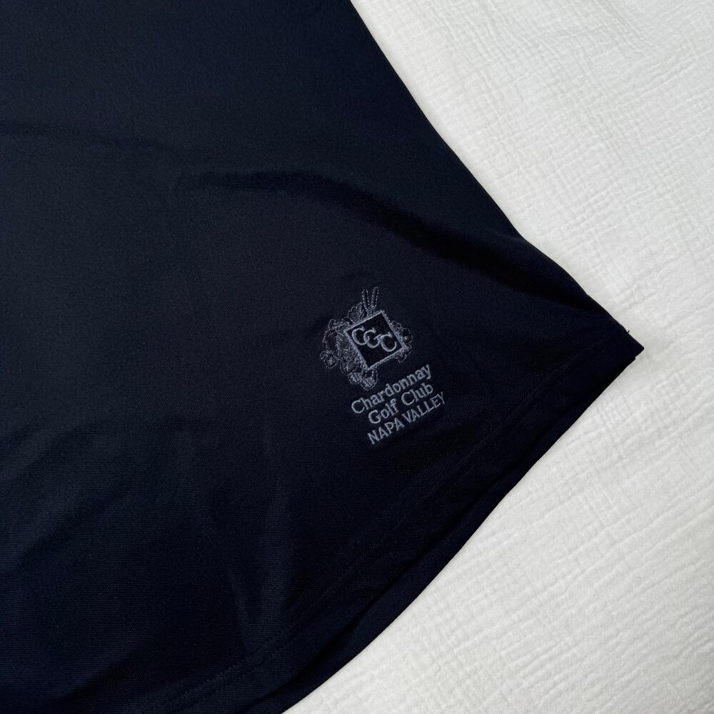 FootJoy Chardonnay Golf Club 3/4 Sleeve Polo Shirt Black Women’s Medium Preppy - Picture 4 of 16